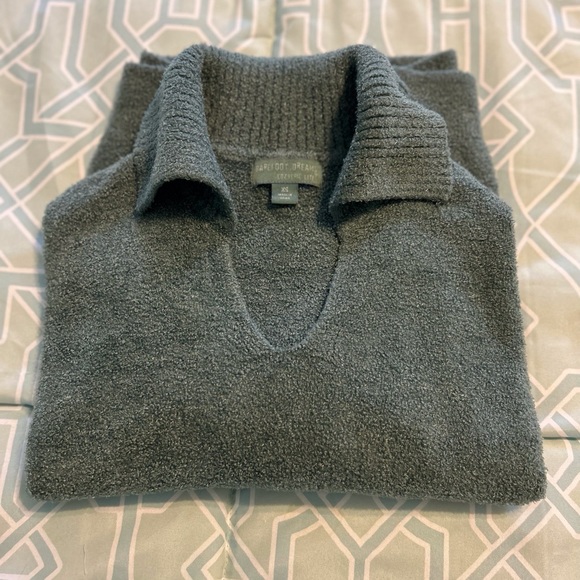 Barefoot Dreams Cozy Chic Lite Ribbed Collar Pullover - Picture 2 of 8